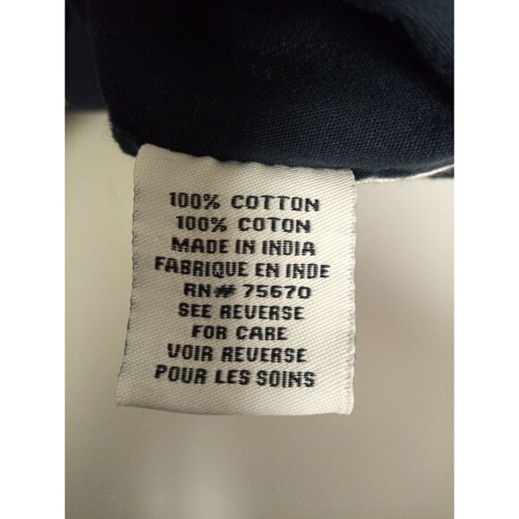 MBX Premium Goods Blue Yellow Arrow Print Casual Button-Down Short Sleeved Shirt - Picture 7 of 8